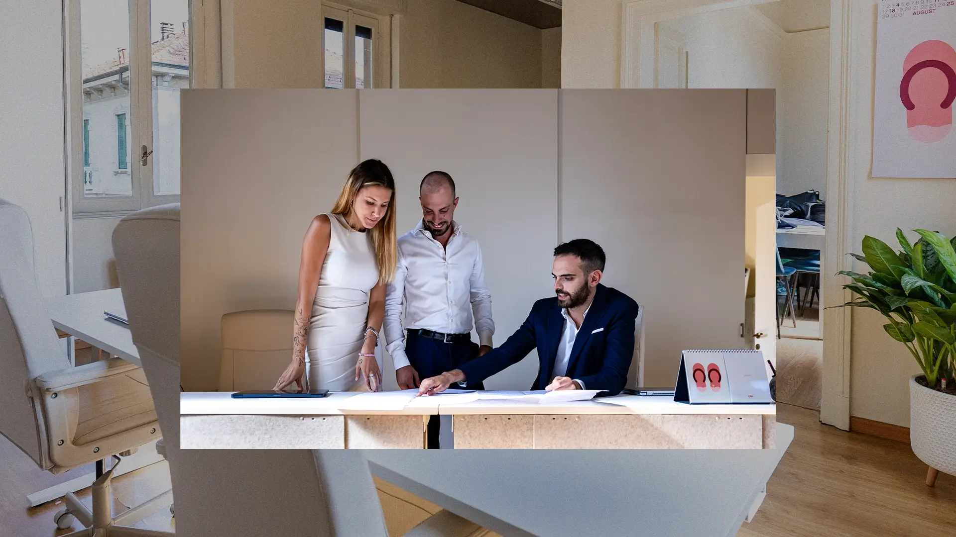Il team di Enjoy Real Estate al lavoro su un progetto di flipping immobiliare