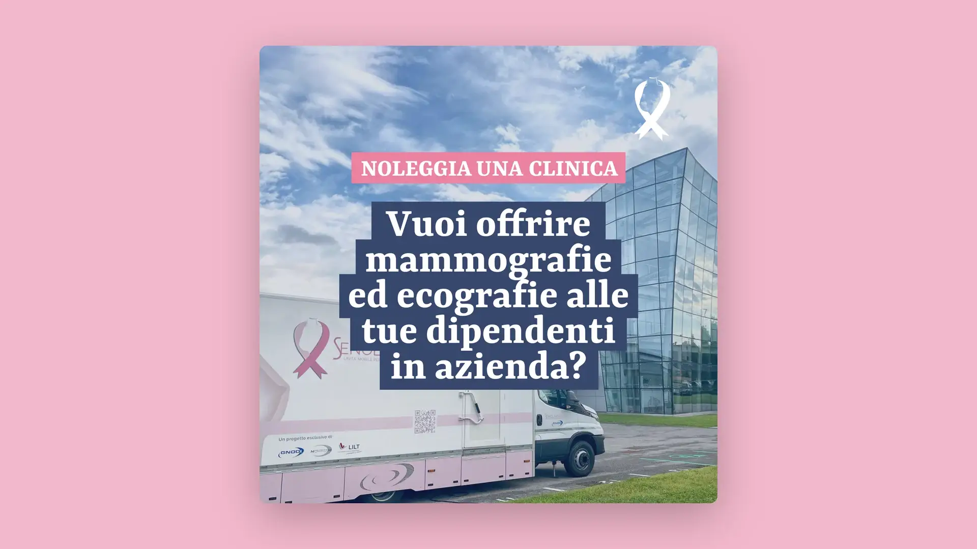 Creatività di un annuncio sponsorizzato di Senologia al Centro